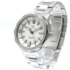 IWC SCHAFFHAUSEN Aqua timer IW329004 Silver Dial Automatic Men's Watch_885513
